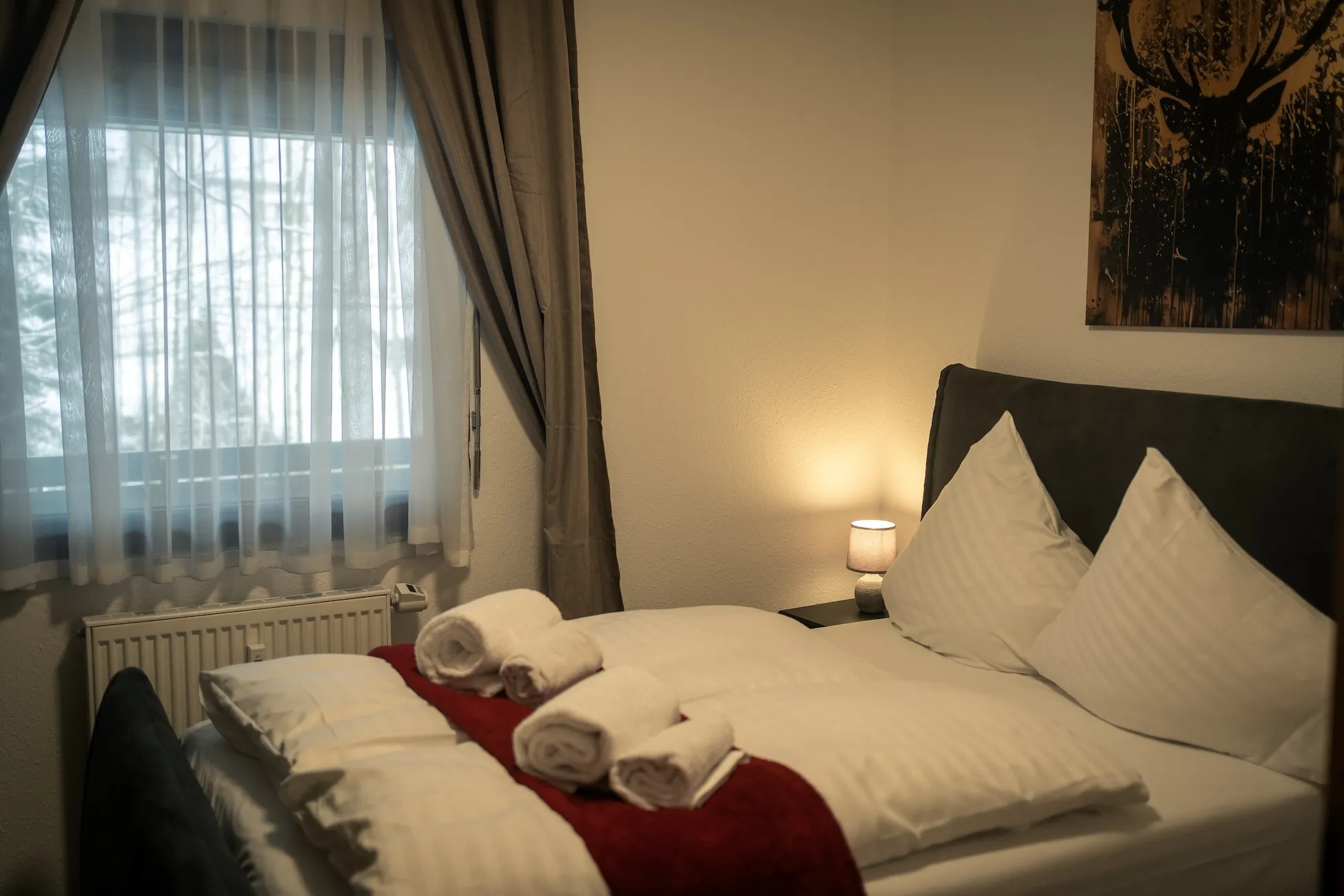 Schlafzimmer – Ferienhaus an der Haslach