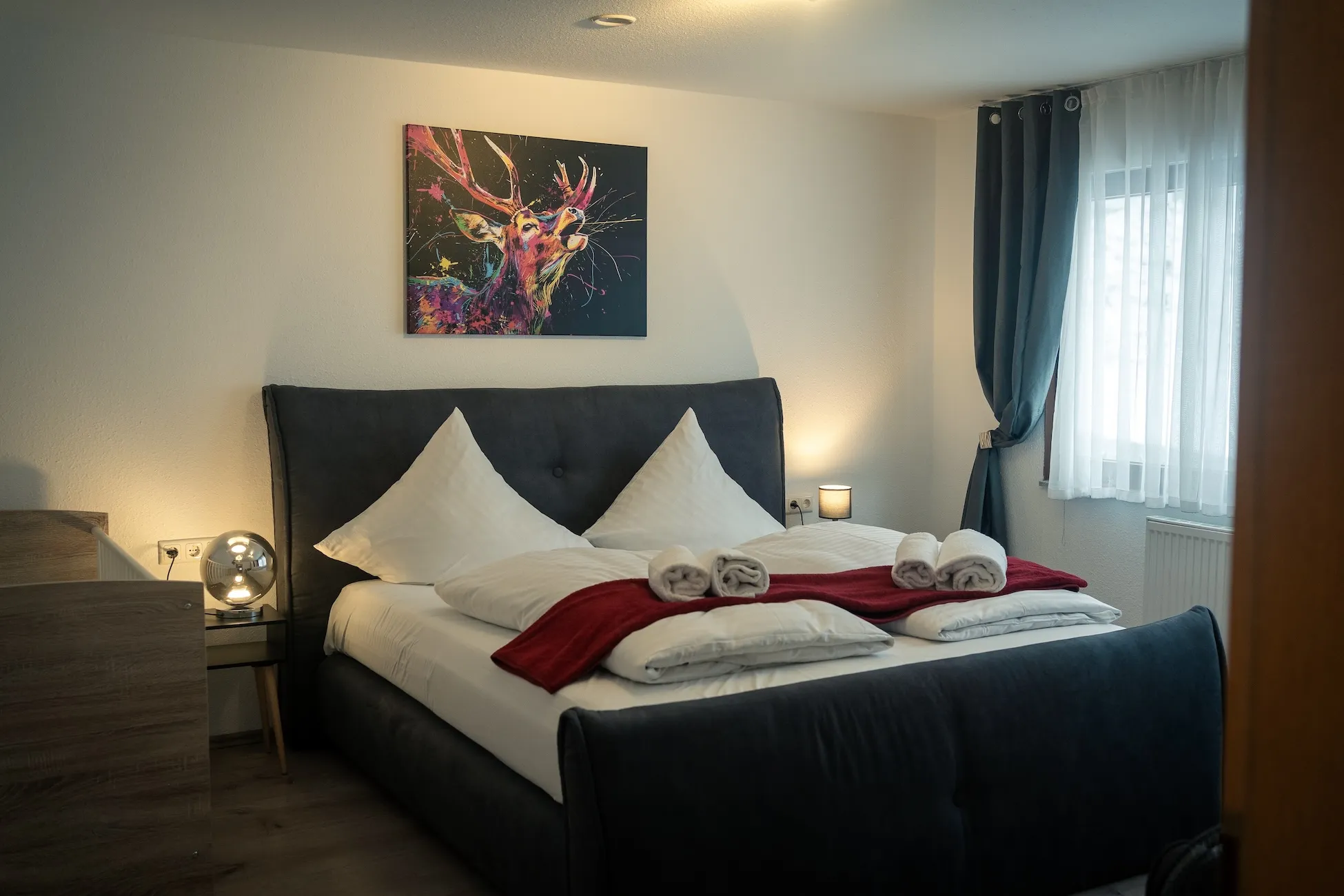 Schlafzimmer – Ferienhaus an der Haslach