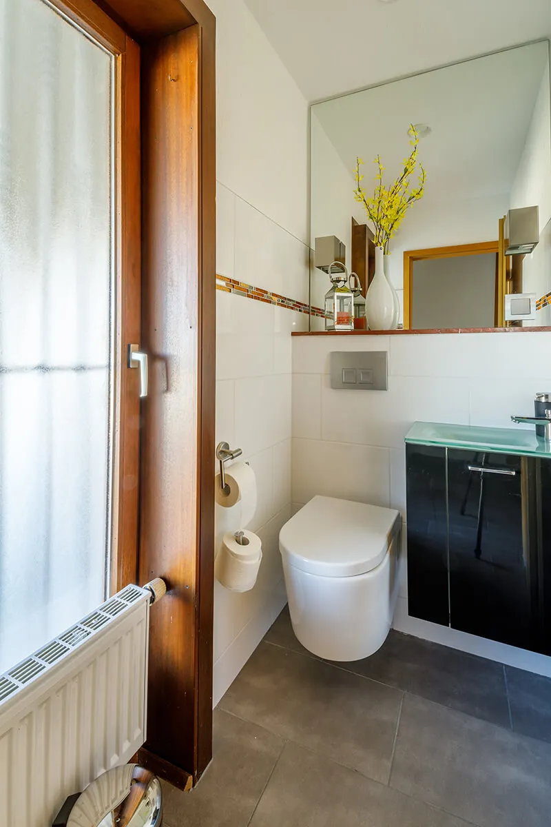WC – Ferienhaus an der Haslach
