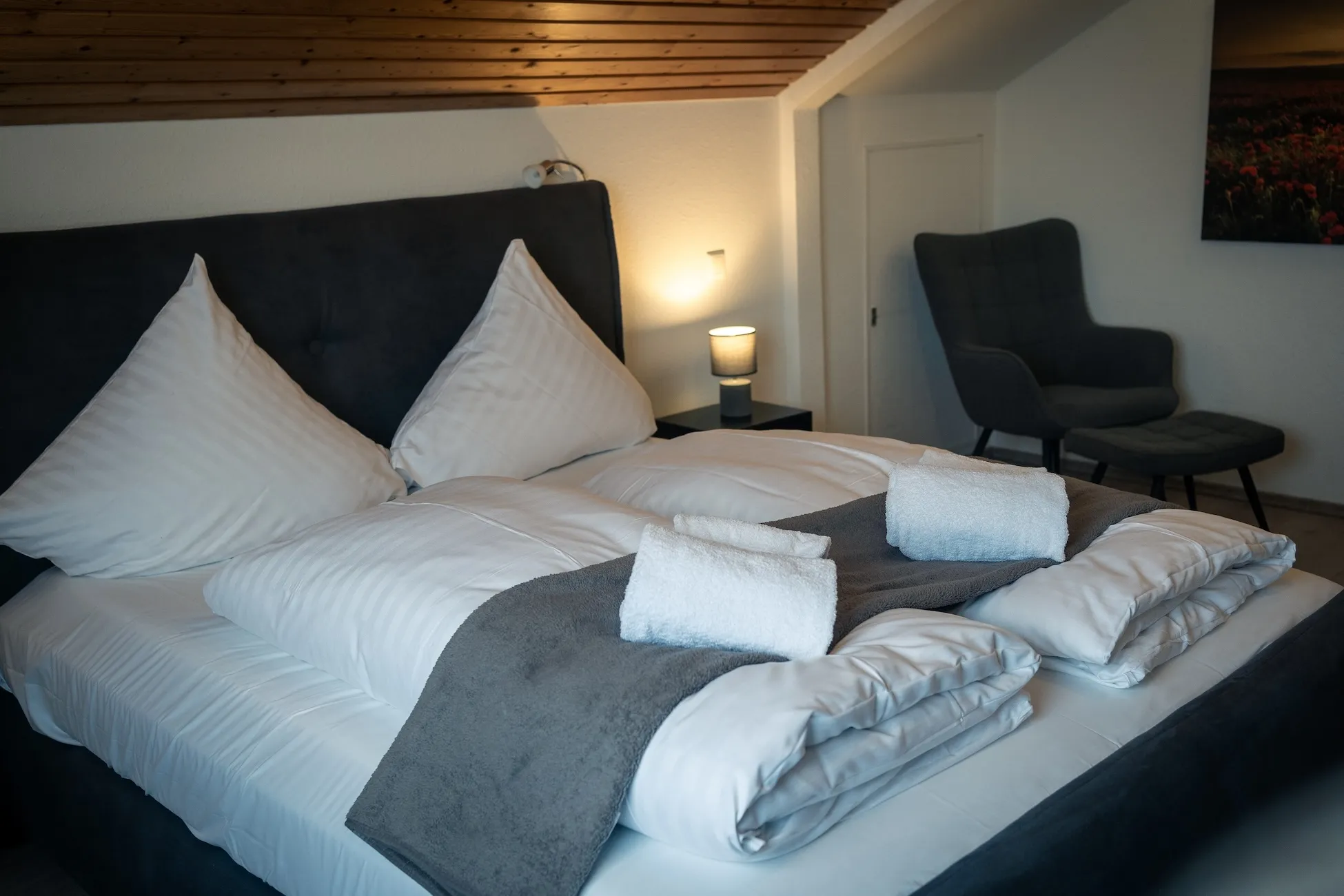 Schlafzimmer 1 – Ferienhaus an der Haslach