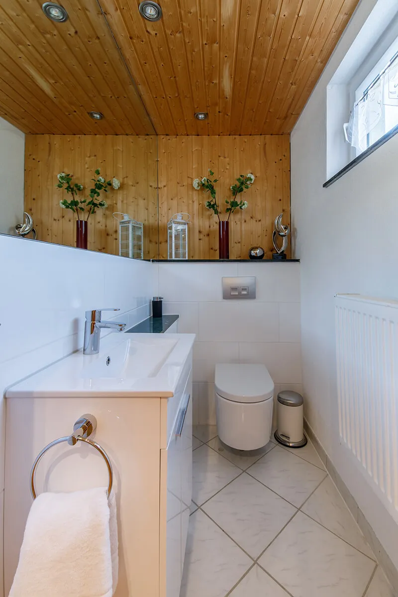 WC – Ferienhaus an der Haslach